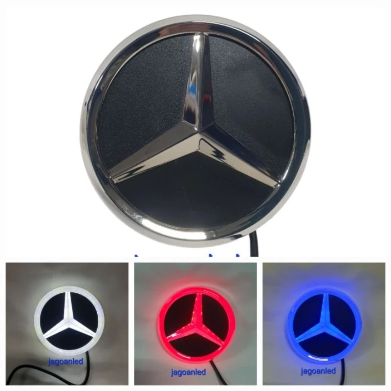 Emblem Mobil Logo Mercedes Benz LED 8.7cm