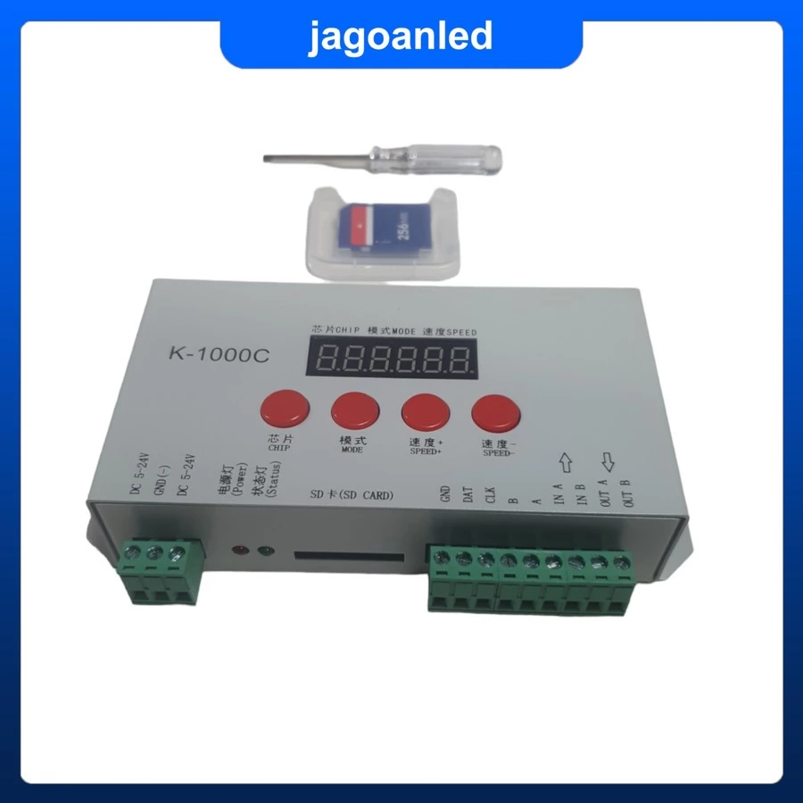 K1000C Controller Programmable WS2811 WS2812 WS2815 LED Pixel RGB