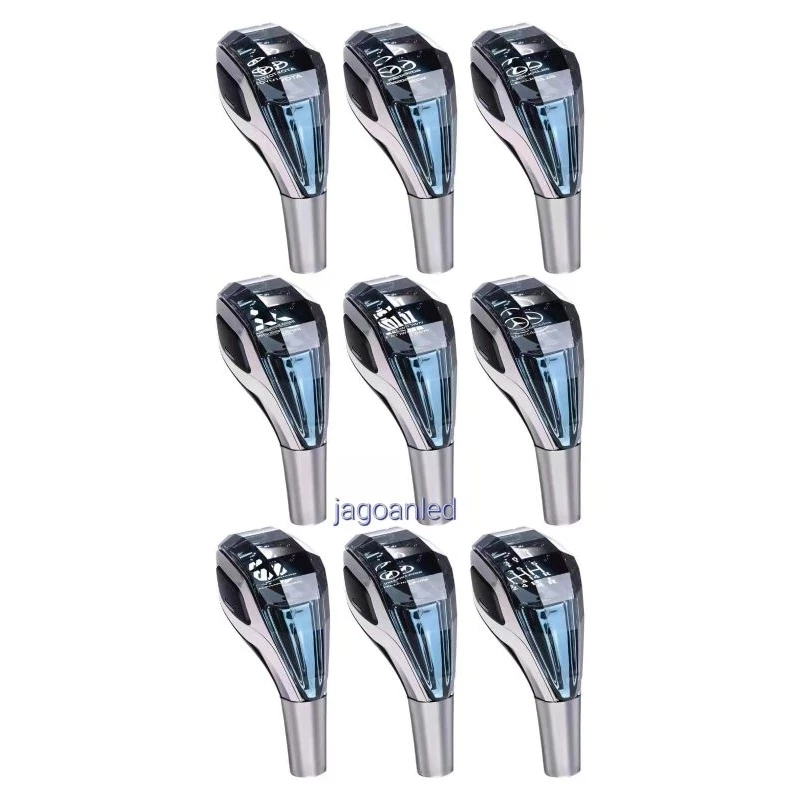 Knop Tuas Perseneling Mobil Kristal LED RGB Shift Knob 100mm