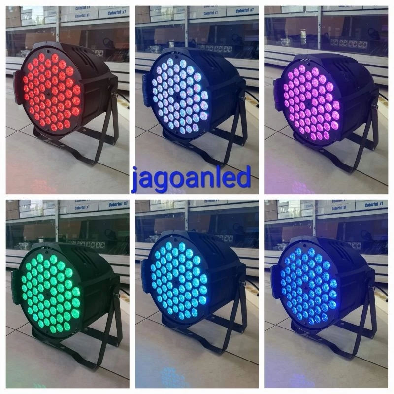 Lampu Par LED 54 RGB Full Color Varian 1/4 Kabel