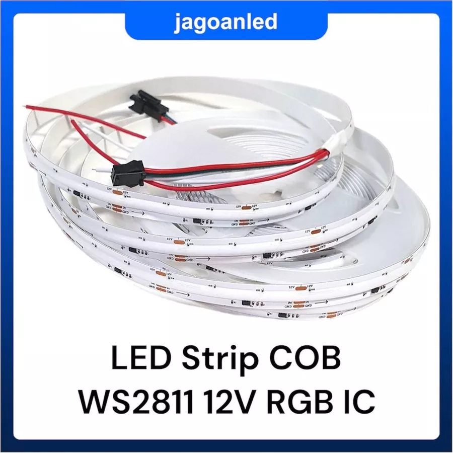 Led Strip COB WS2811 Full Color DC 12V Dotless 720 LED/M RGB IC
