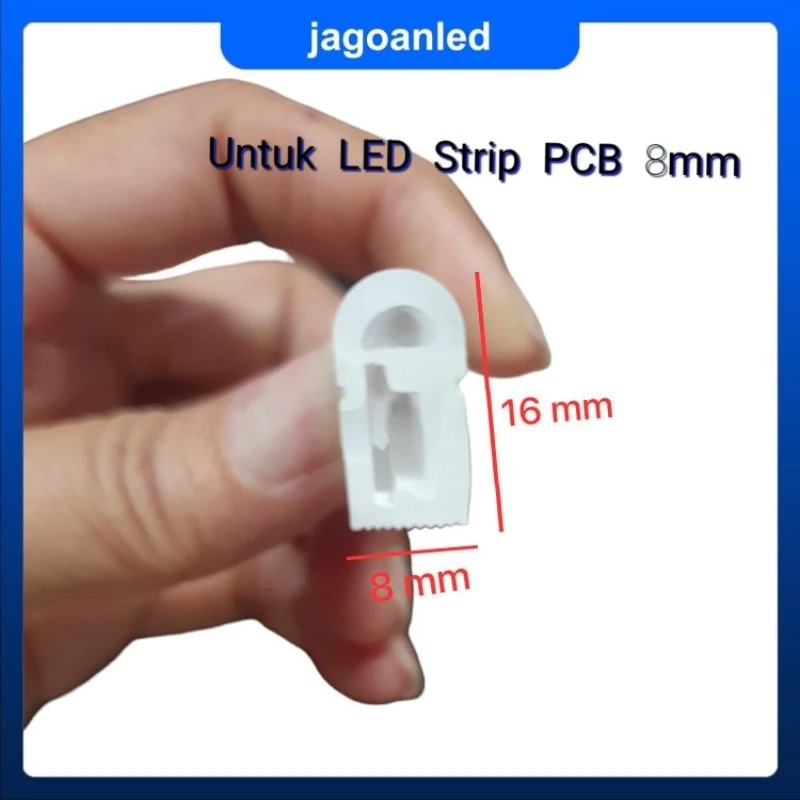 Selang LED Alis PCB 8mm Selongsong Karet Silicone Tube 8x16mm