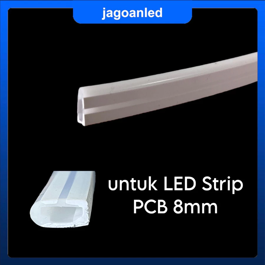 Selang LED Alis Flexible Selongsongan Karet Silicone Tube 6x13mm IP67