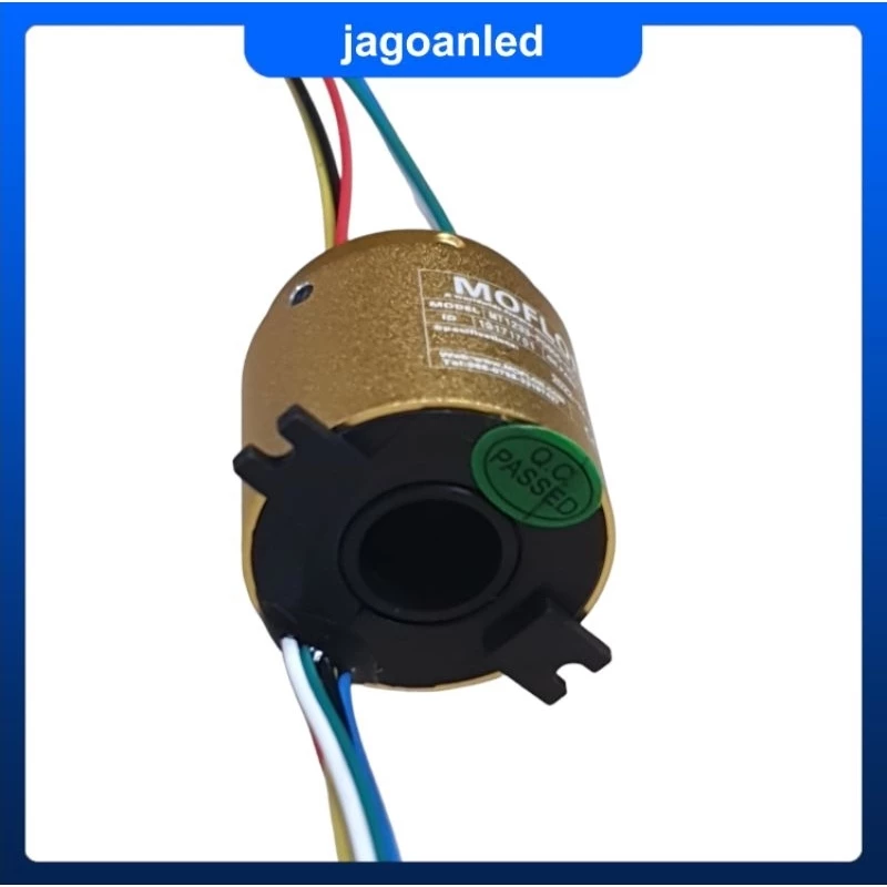 Rotating Cable Slip Ring Diameter In 12.7mm OD 33mm 6 Wire MT1233