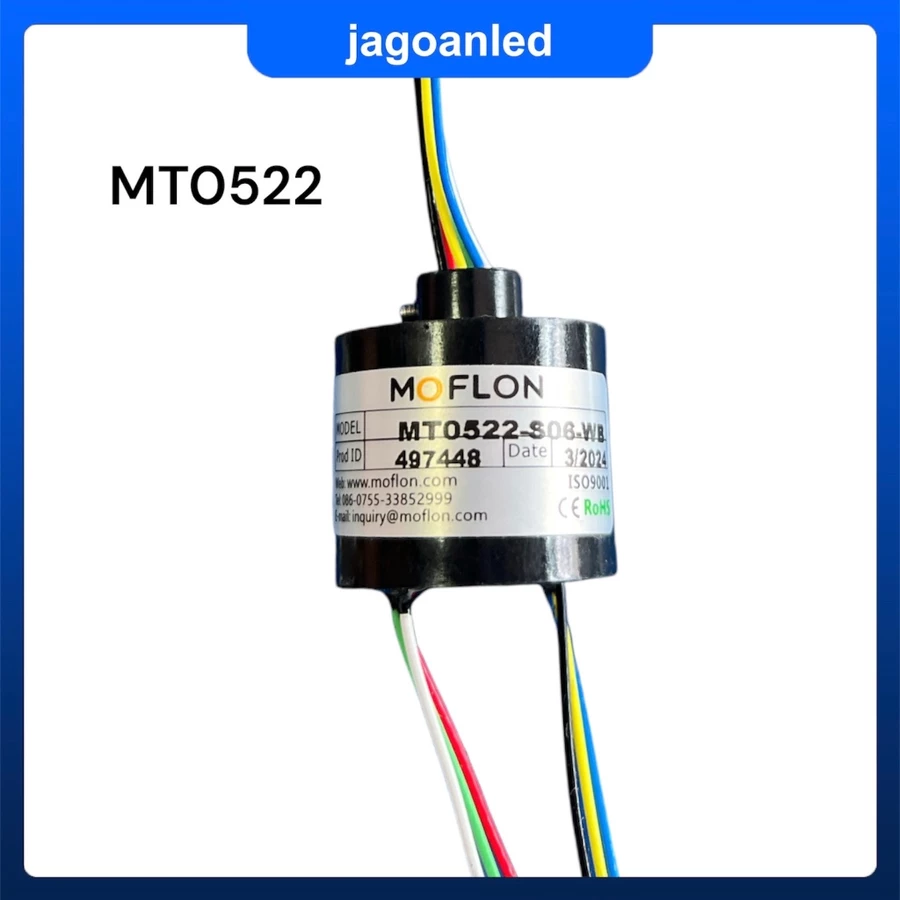Slipring Rotating Cable Slip Ring Diameter In 5mm OD 22mm 6 Cable