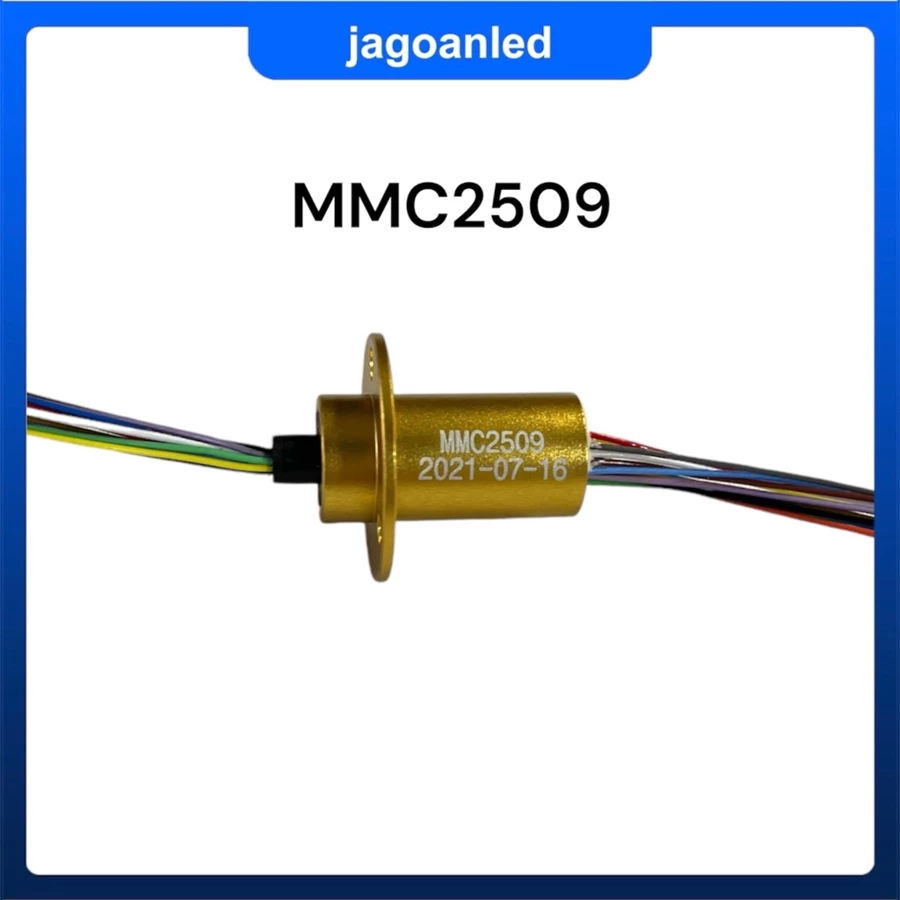 Rotating Cable Small Slip Ring with Flange 12.5mm 12 Wire 2A MMC2509