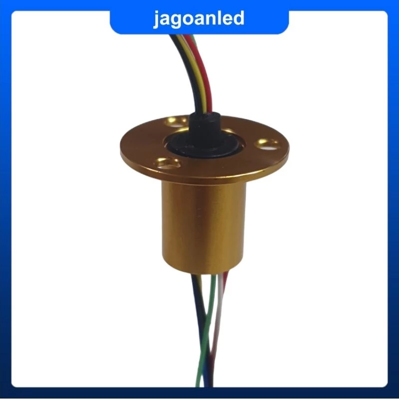 Rotating Cable Small Slip Ring with Flange 6 Cable / 6 Wire 2A MMC1829
