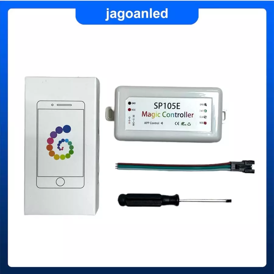 SP105E Magic LED Controller Bluetooth Untuk LED Strip Light WS2811 WS2812B